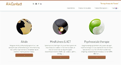 Desktop Screenshot of aikicontact.nl