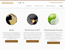 Tablet Screenshot of aikicontact.nl